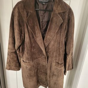 Suede coat